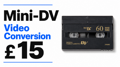 MiniDV camcorder tape to digital conversion