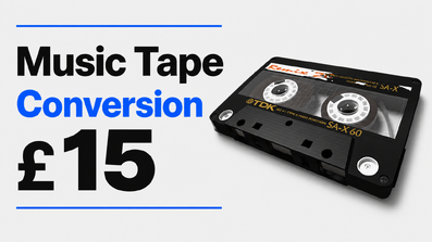 Audio cassette tape to digital conversion