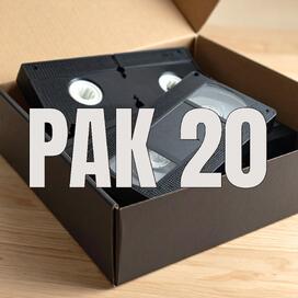 PAK 20 bulk video tape conversion bundle